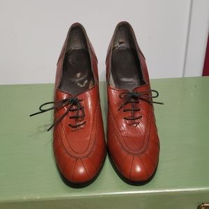 Vintage Rockabilly Heeled Shoes